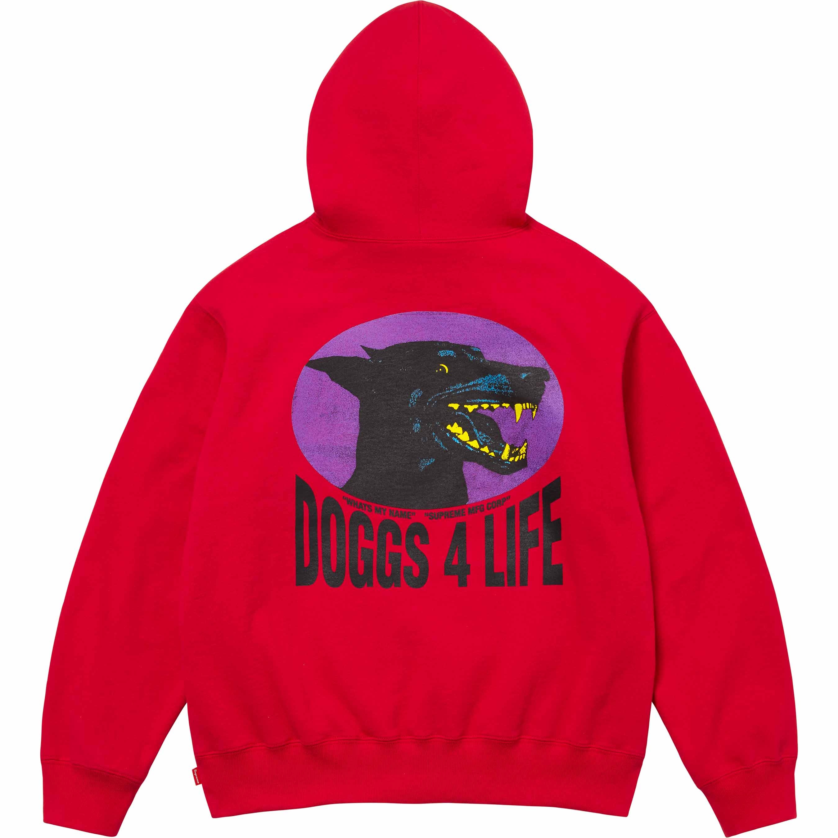 Supreme Doggs Hooded Sweatshirt 'Red Purple' SUP-SS24-179 - 11