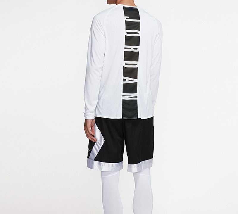Air Jordan 23 Alpha Dri-Fit Back Printing Long Sleeves White 926437-100 - 6