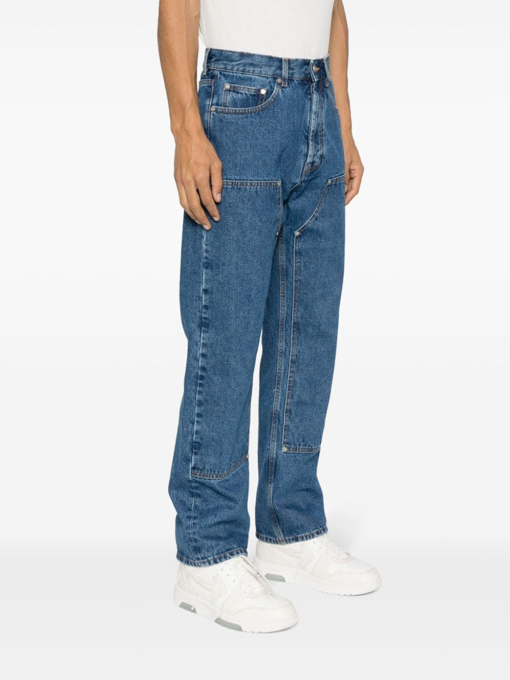 Palm Angels Jeans Blue - 5