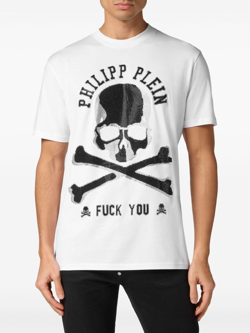 Skull crystal-embellished T-shirt 3