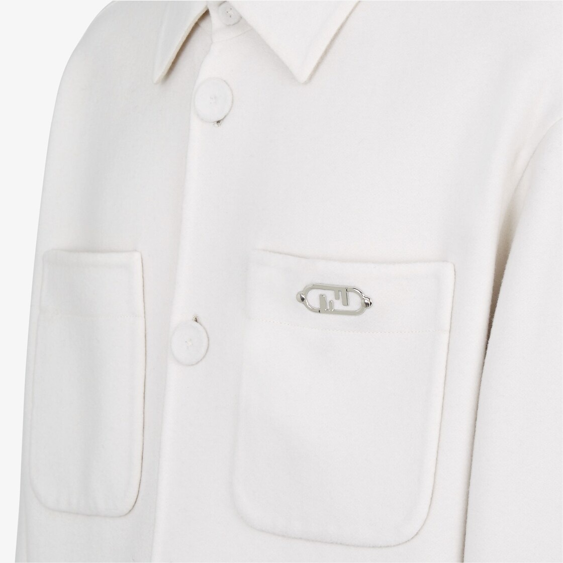 White cashmere coat - 3