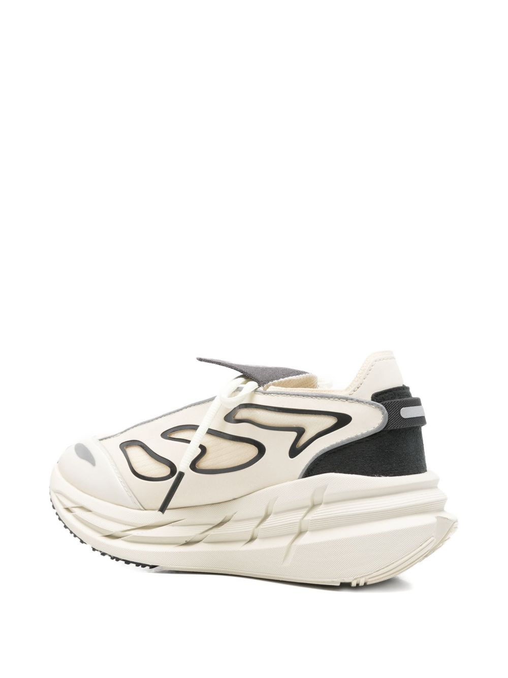 Adistar flame-detail platform sneakers - 3