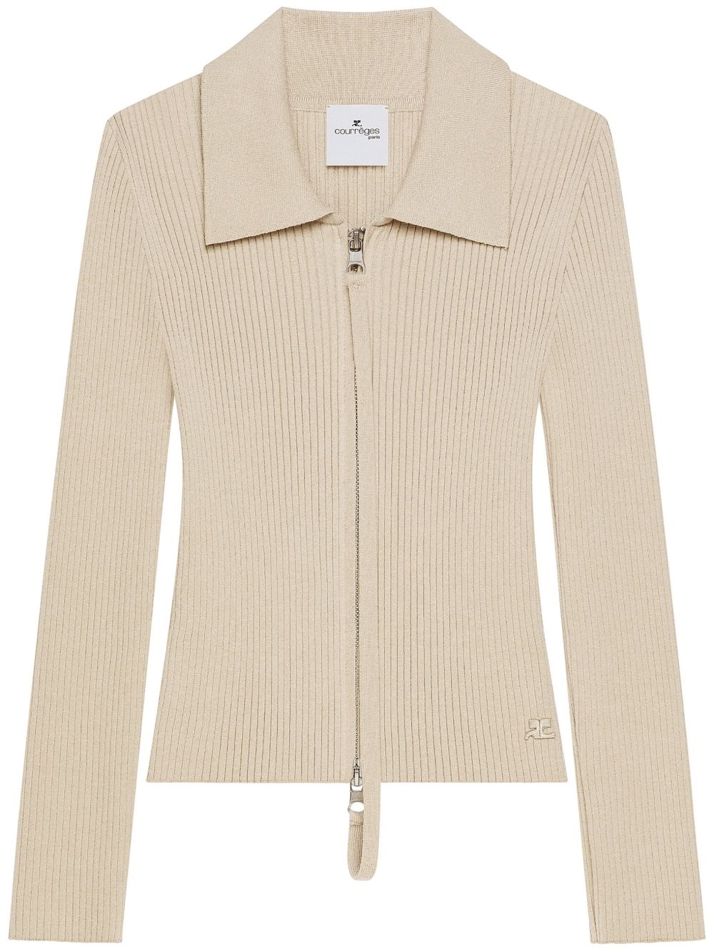 zip-up cardigan - 1