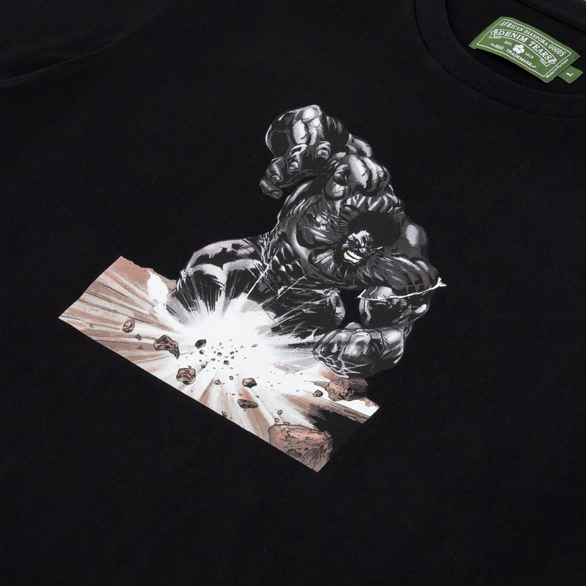 Denim Tears x Arthur Jafa LeRage Tee 'Black' - 3