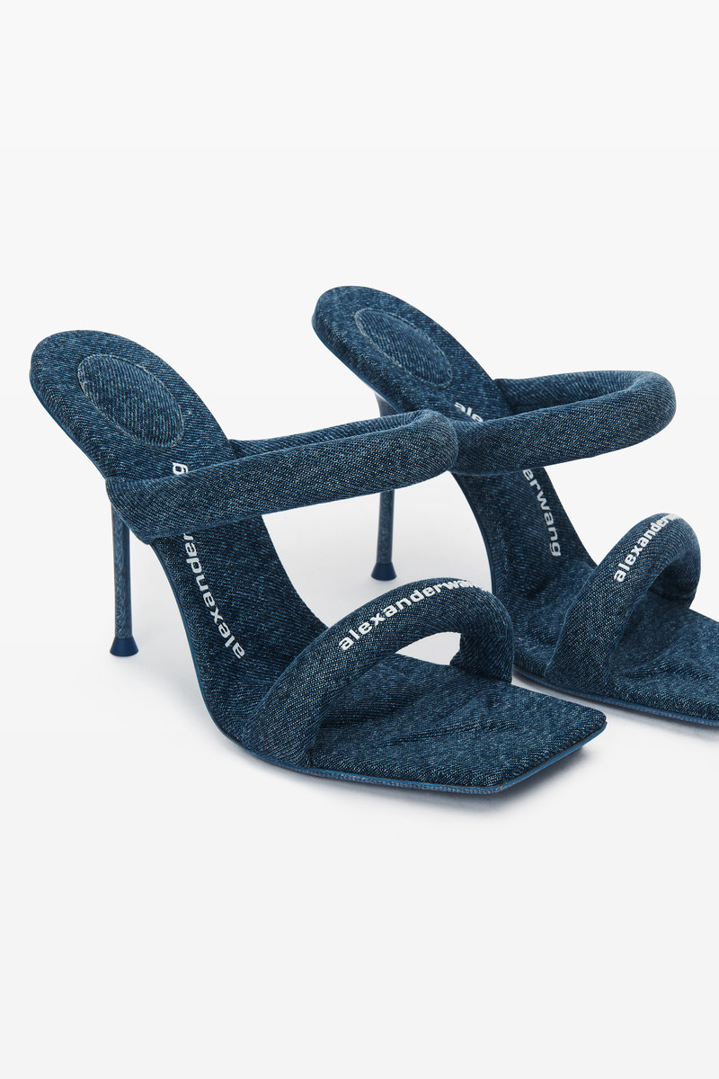 Alexander Wang Julie 105mm Tubular Square Toe Sandal outlook