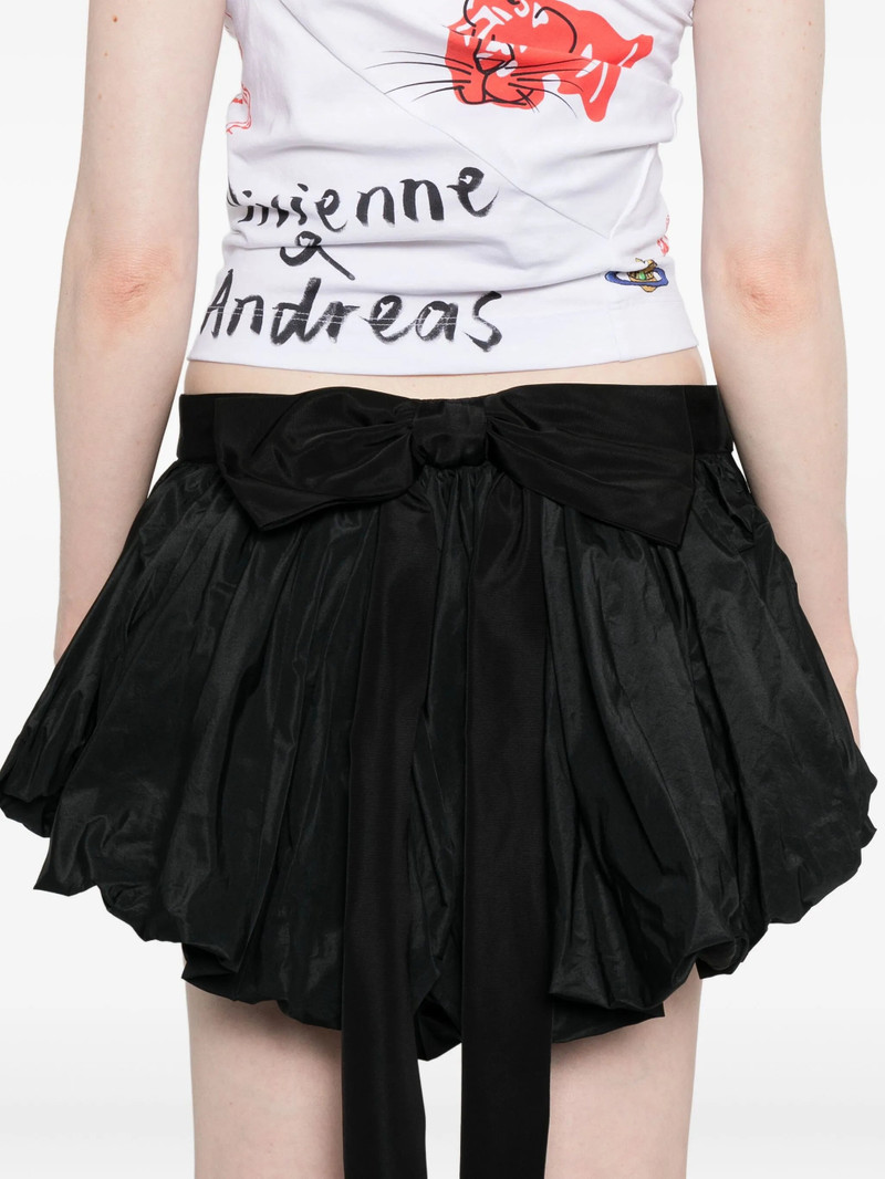 Dsquared2 Bow-detailed Ruffled Mini Skirt 3