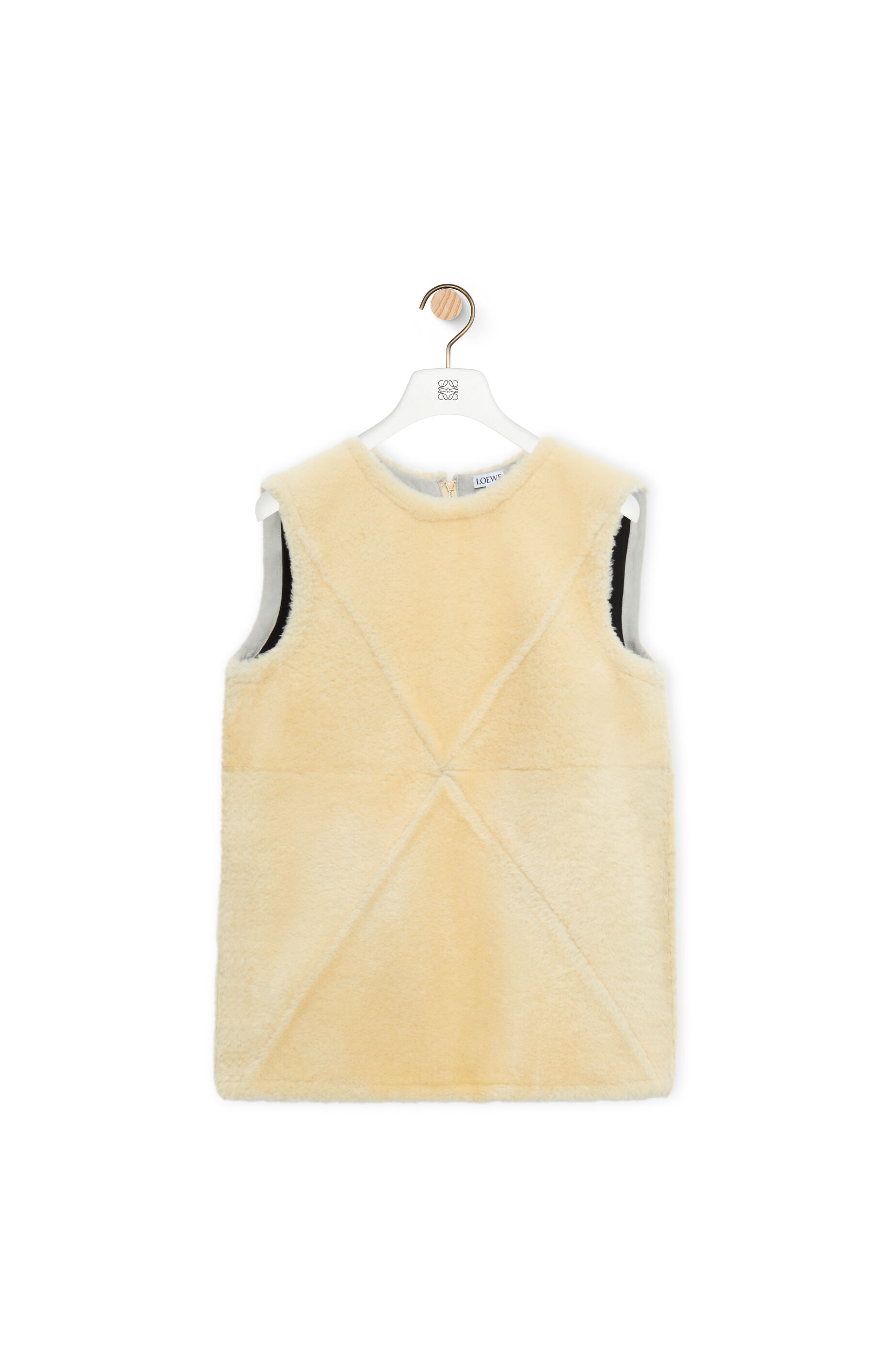 Puzzle Fold top in shearling - 1