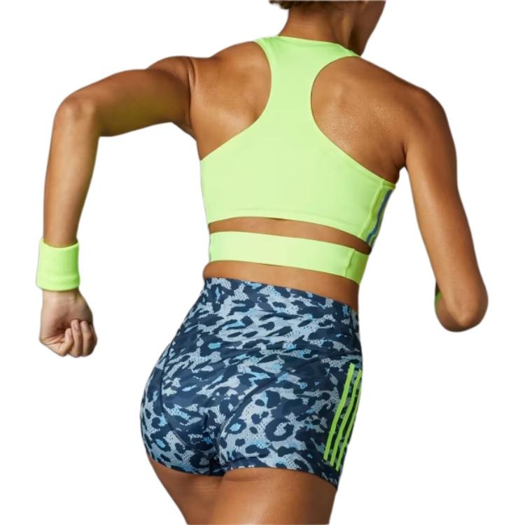 (WMNS) adidas Adizero Road to Records Crop Top Asia Sizing 'Lucid Lemon' IT5774 - 4