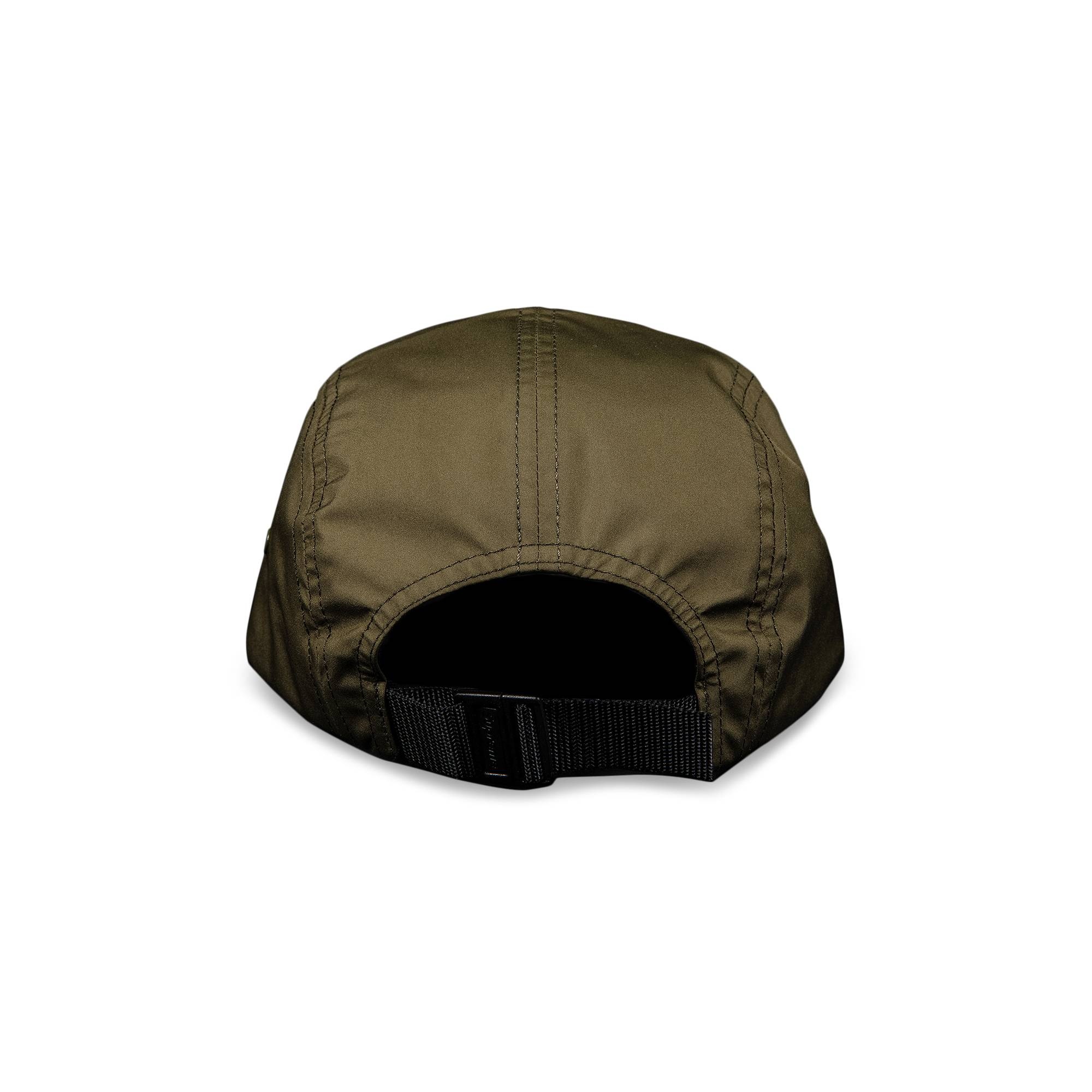 Supreme Inset Logo Camp Cap Black Supreme Quilted Liner Camp