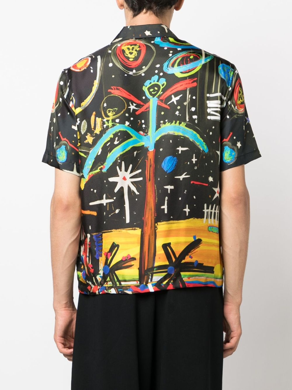 Starry Night bowling shirt - 4