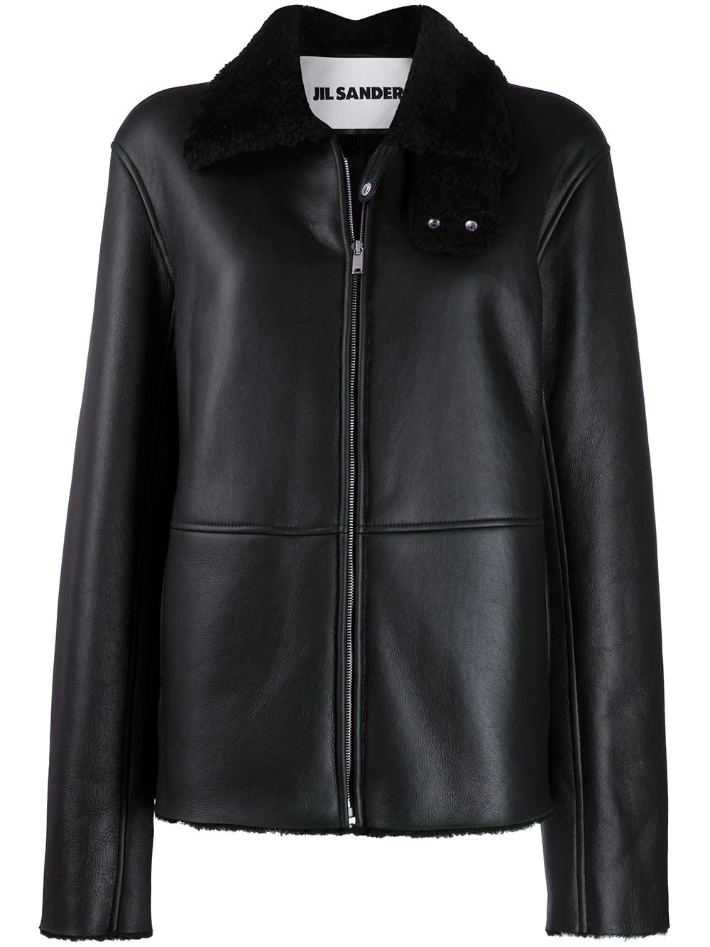 oversized biker jacket - 1