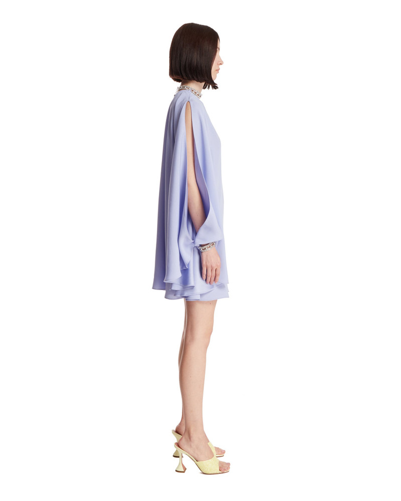 Purple Bolkan Crystal Mini Dress 5