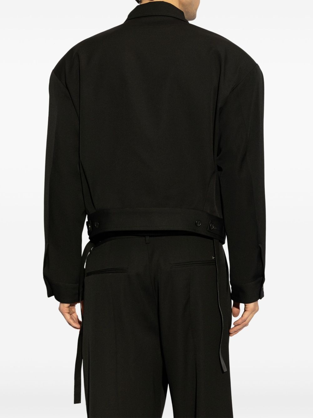 wool bomber jacket - 4