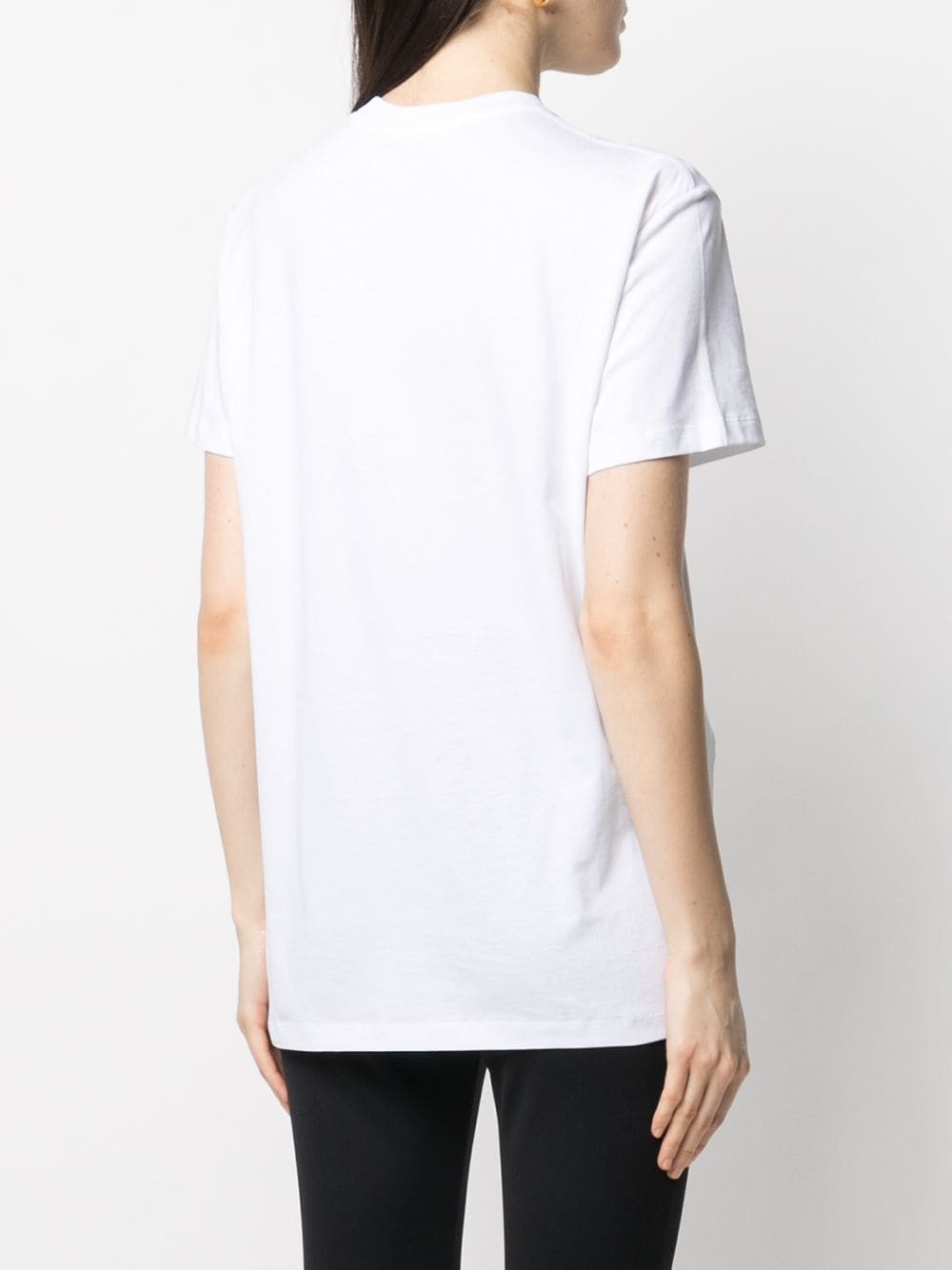 round neck cotton T-shirt - 4