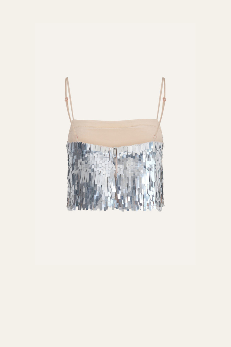 Johanna Ortiz Rio De Oro Crop Top outlook