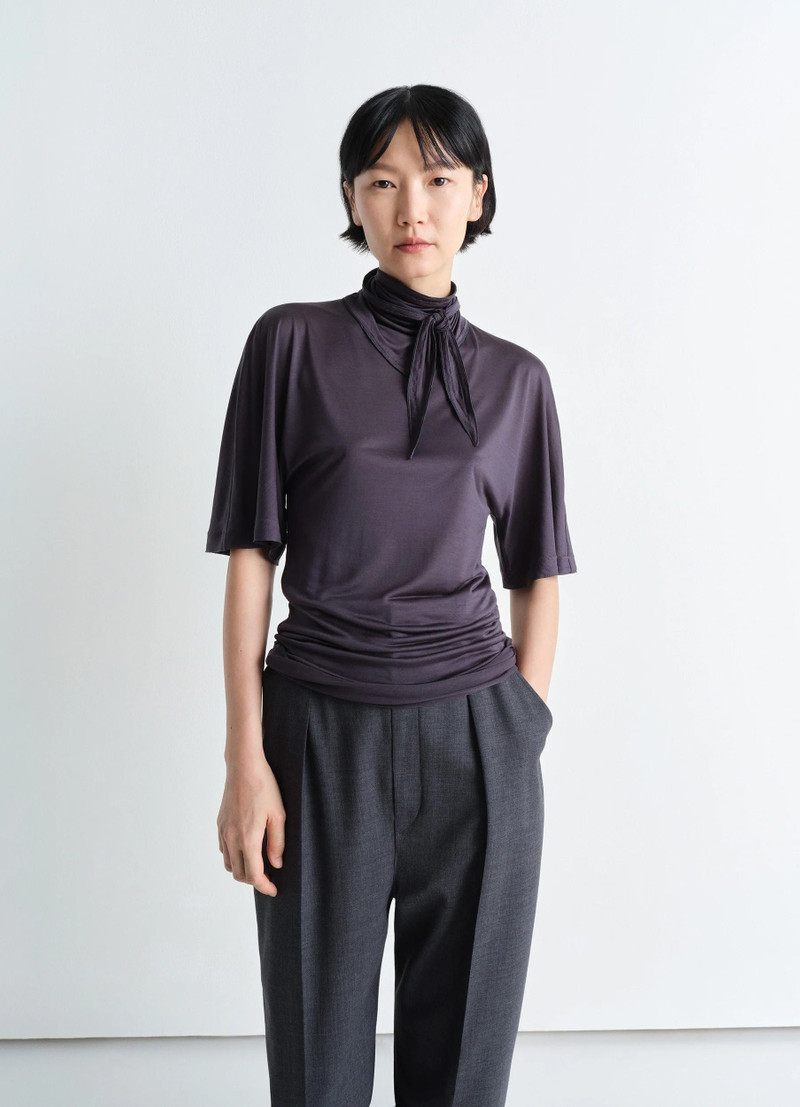 Lemaire SHORT SLEEVE FOULARD TOP outlook