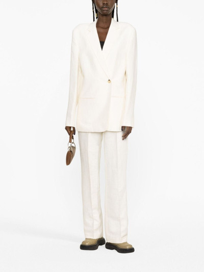 Helmut Lang single-breasted tailored blazer outlook