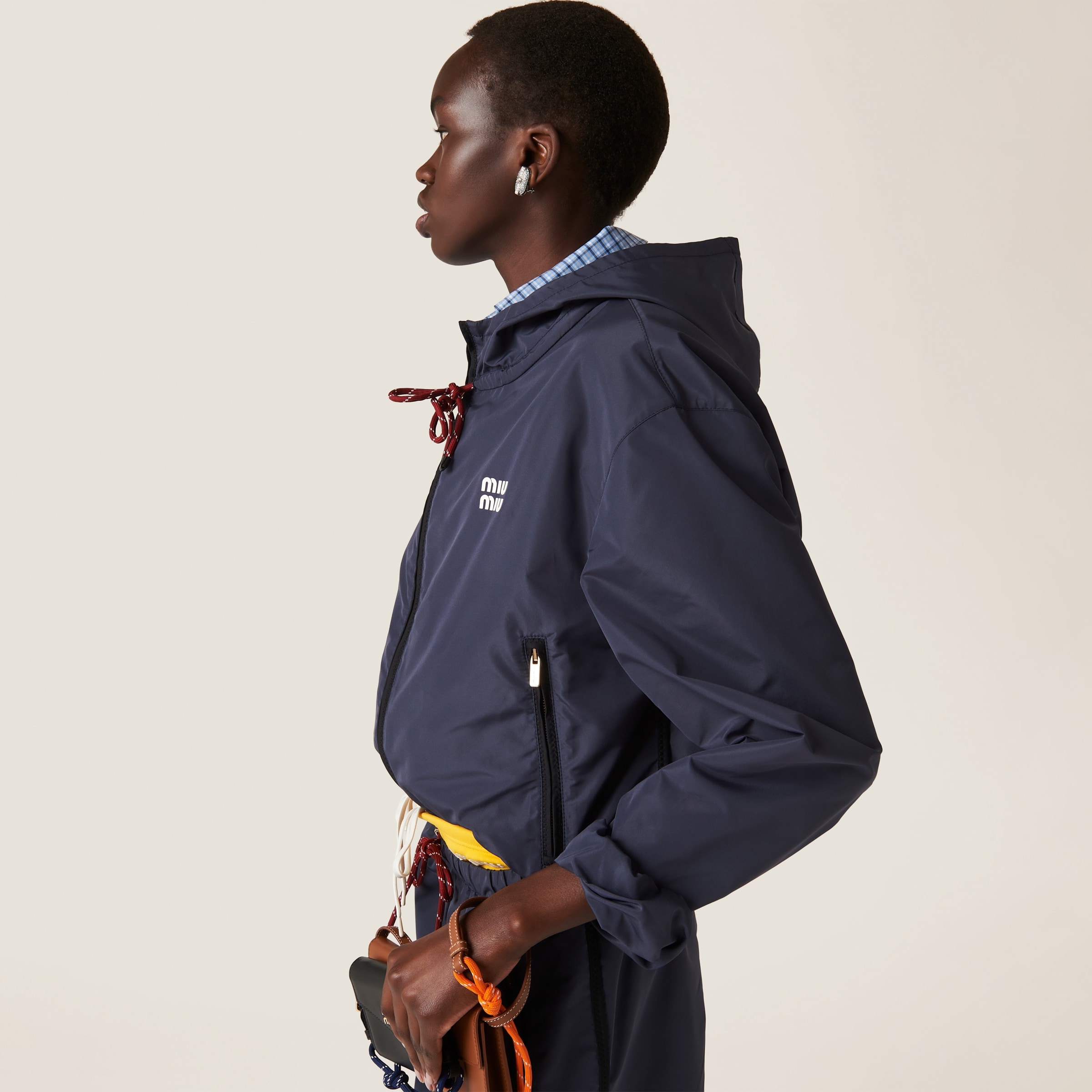 Technical fabric blouson jacket - 5