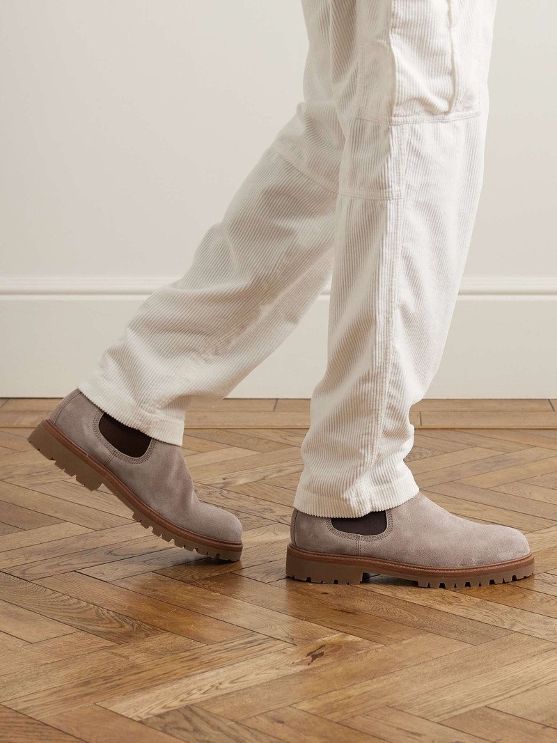 Brunello Cucinelli Suede Chelsea Boots outlook