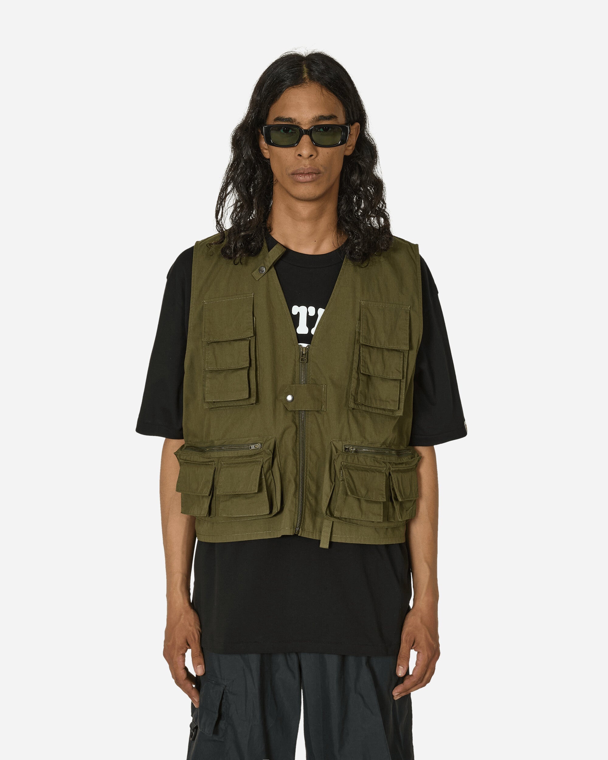 Nike Utility Vest Cargo Khaki | slamjam | REVERSIBLE