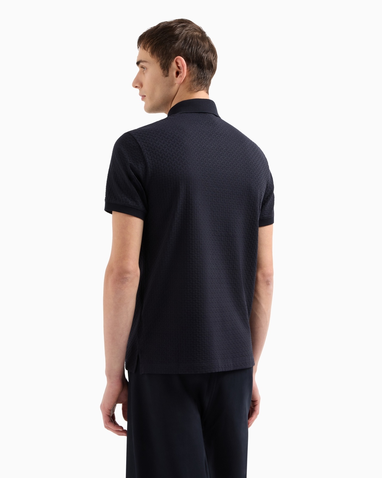 JACQUARD JERSEY POLO SHIRT - 3