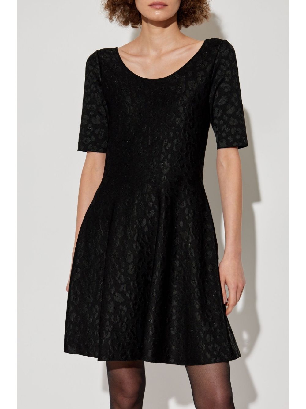 Medusa jacquard mini dress - 3