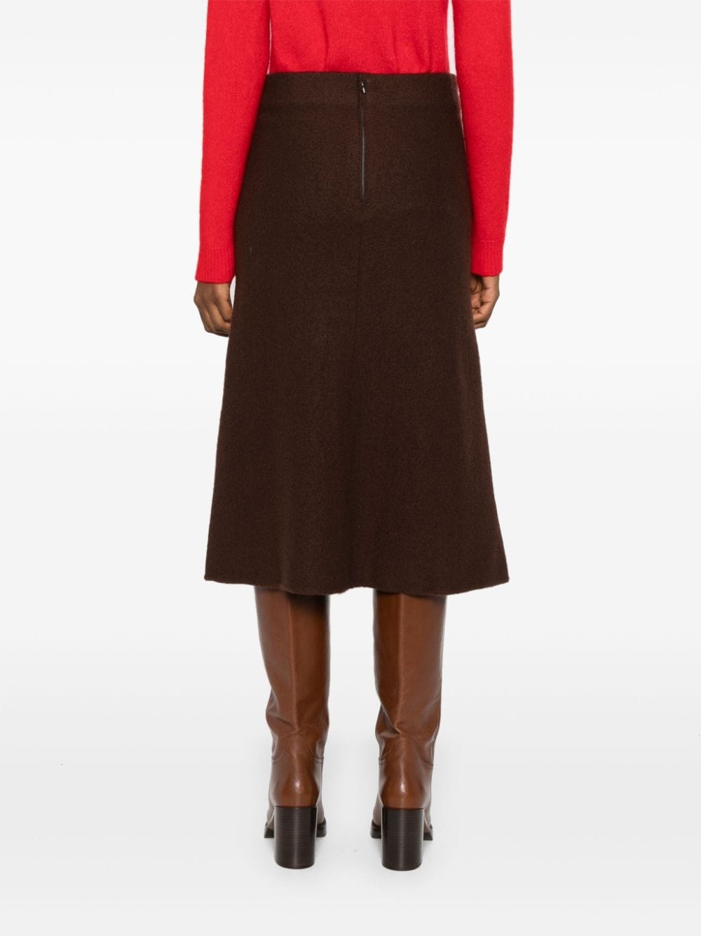 A-line midi skirt - 4