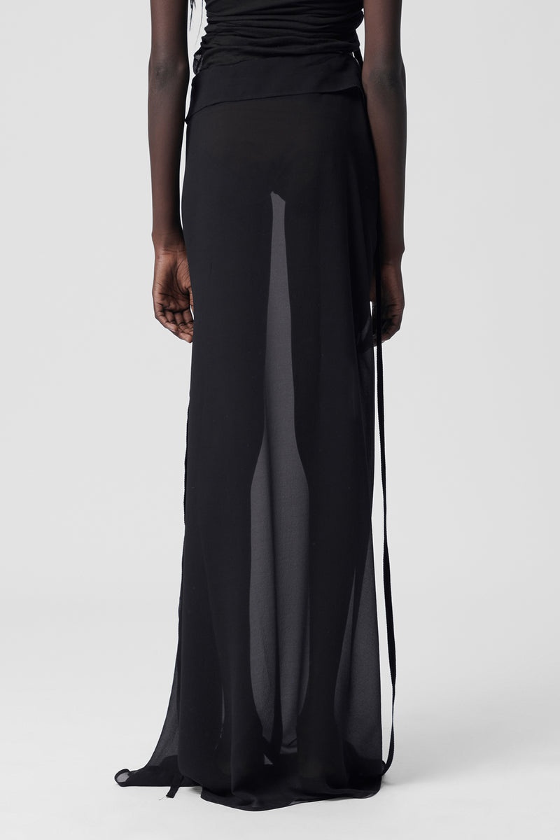 Medi Long Asymmetric Skirt - 3