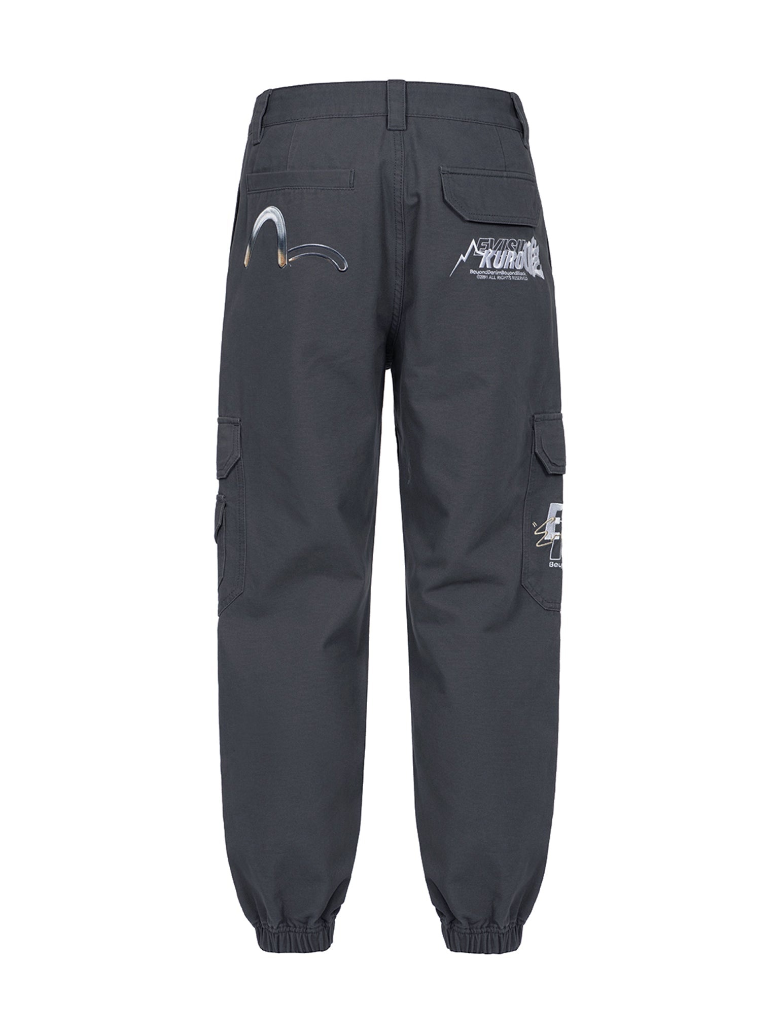 Logo Embossed Patch Fashion fit Cargo Pants - 14