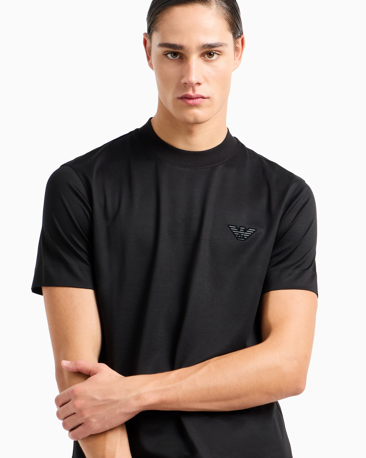ASV Lyocell-blend jersey T-shirt with a flocked logo - 5