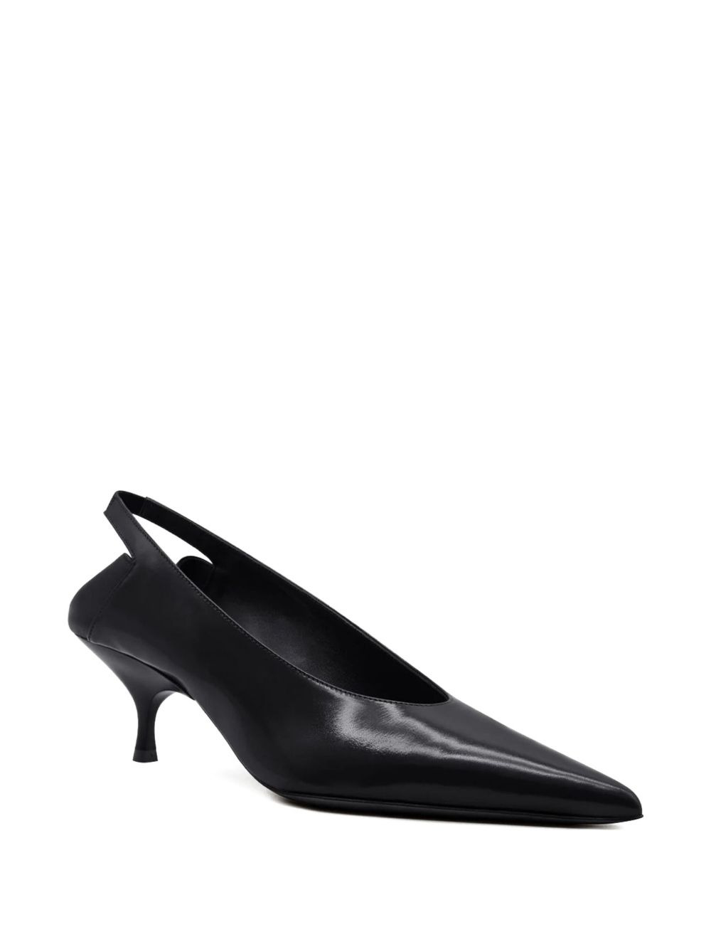 50mm slingback pointed-toe heeled pumps - 2