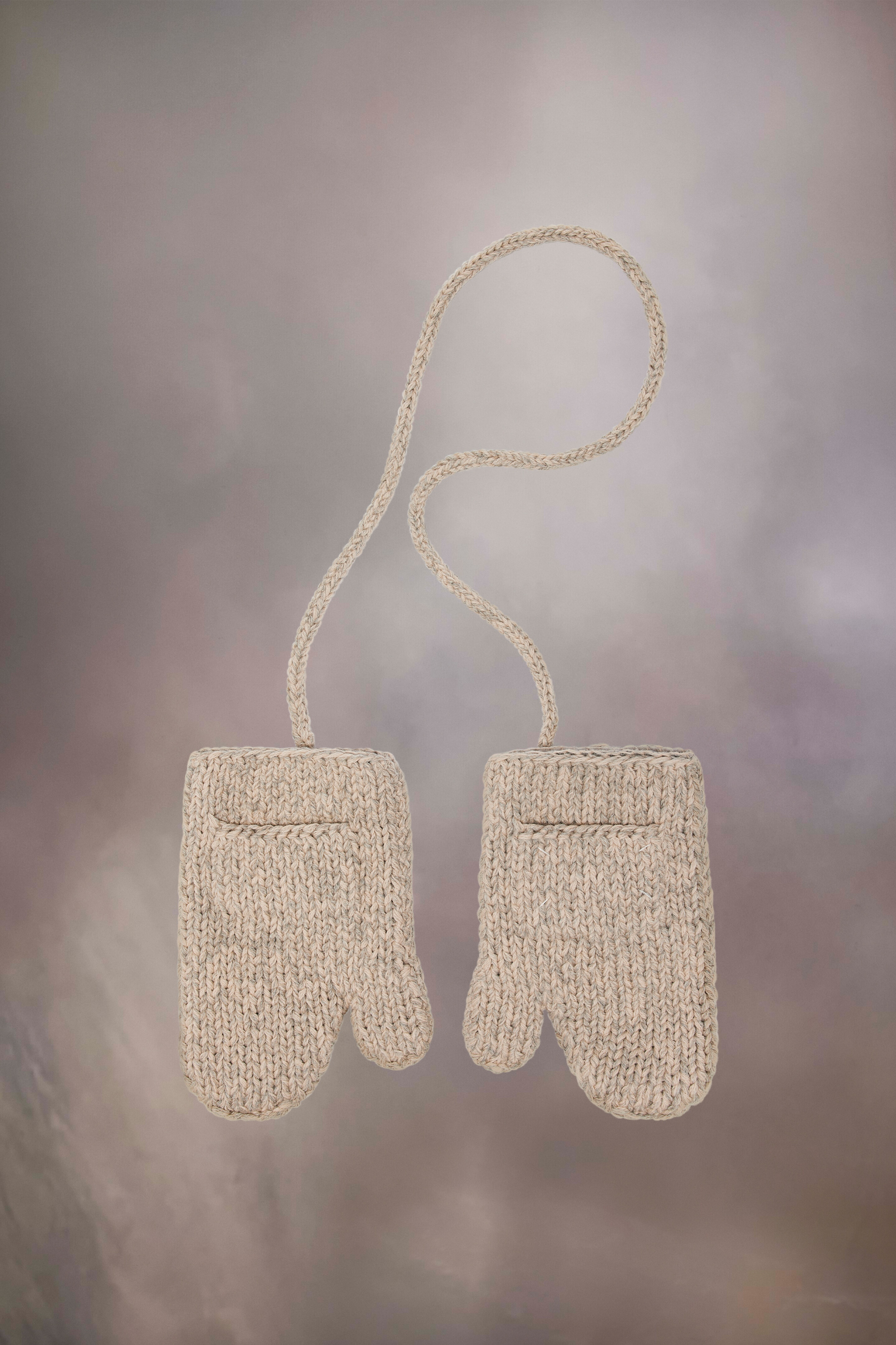 Shetland Wool Mittens - 1