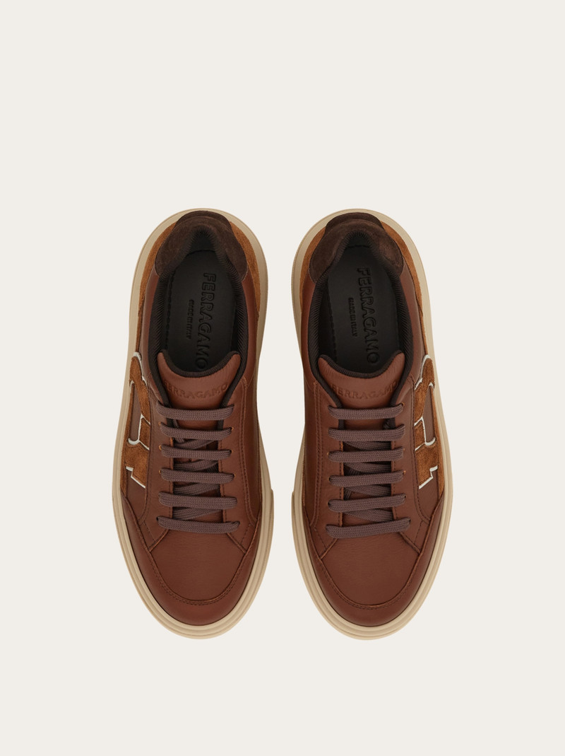 FERRAGAMO Gancini low-top sneaker outlook