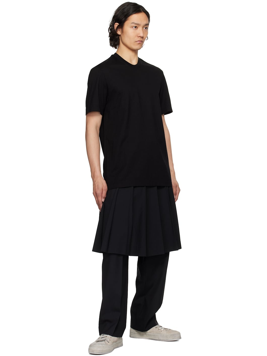 Black Cotton SZ Jersey T-shirt - 4