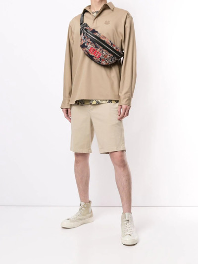 KENZO Tiger crest long-sleeved polo outlook