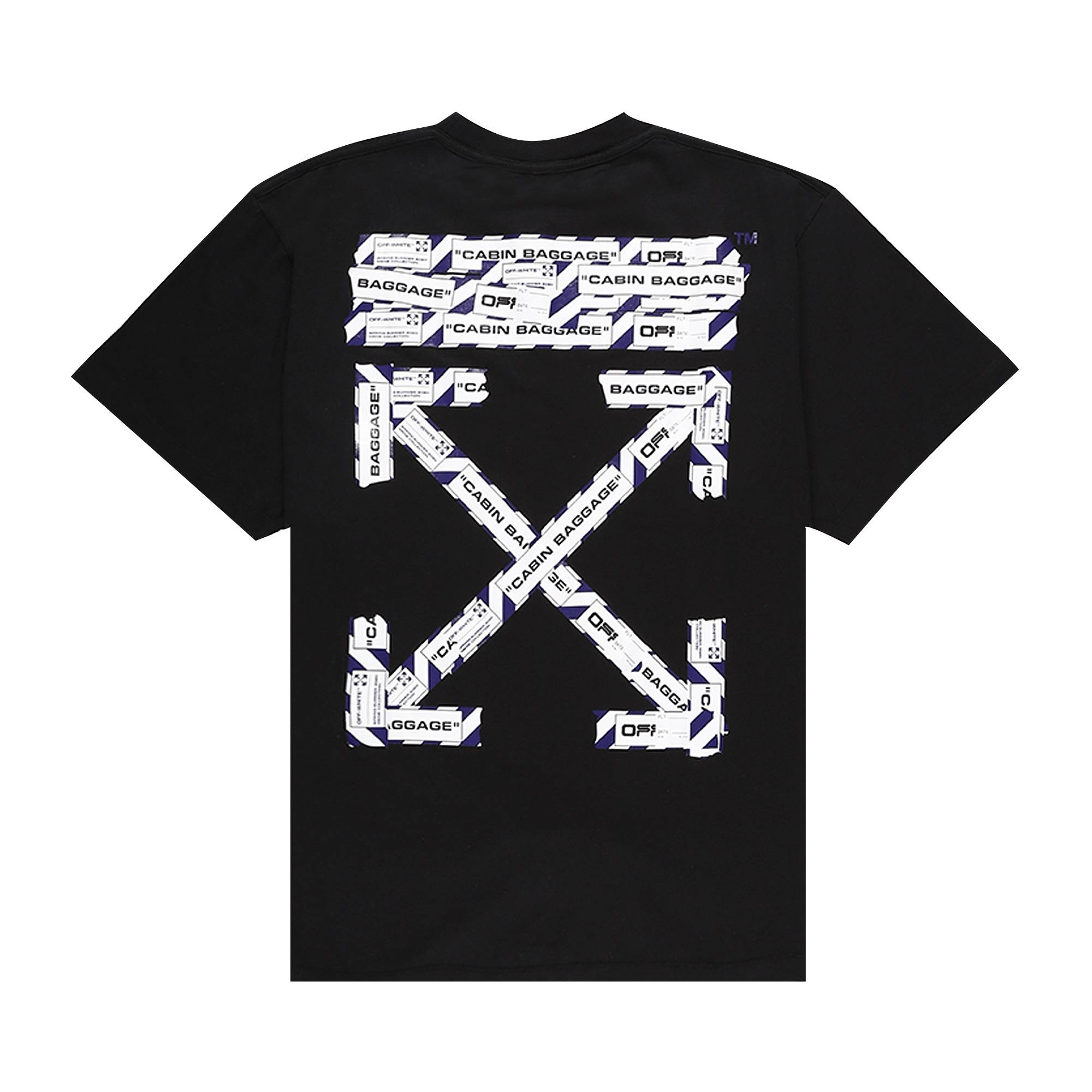 Off-White Airport Tape Oversize T-Shirt 'Black/Multicolor' - 2