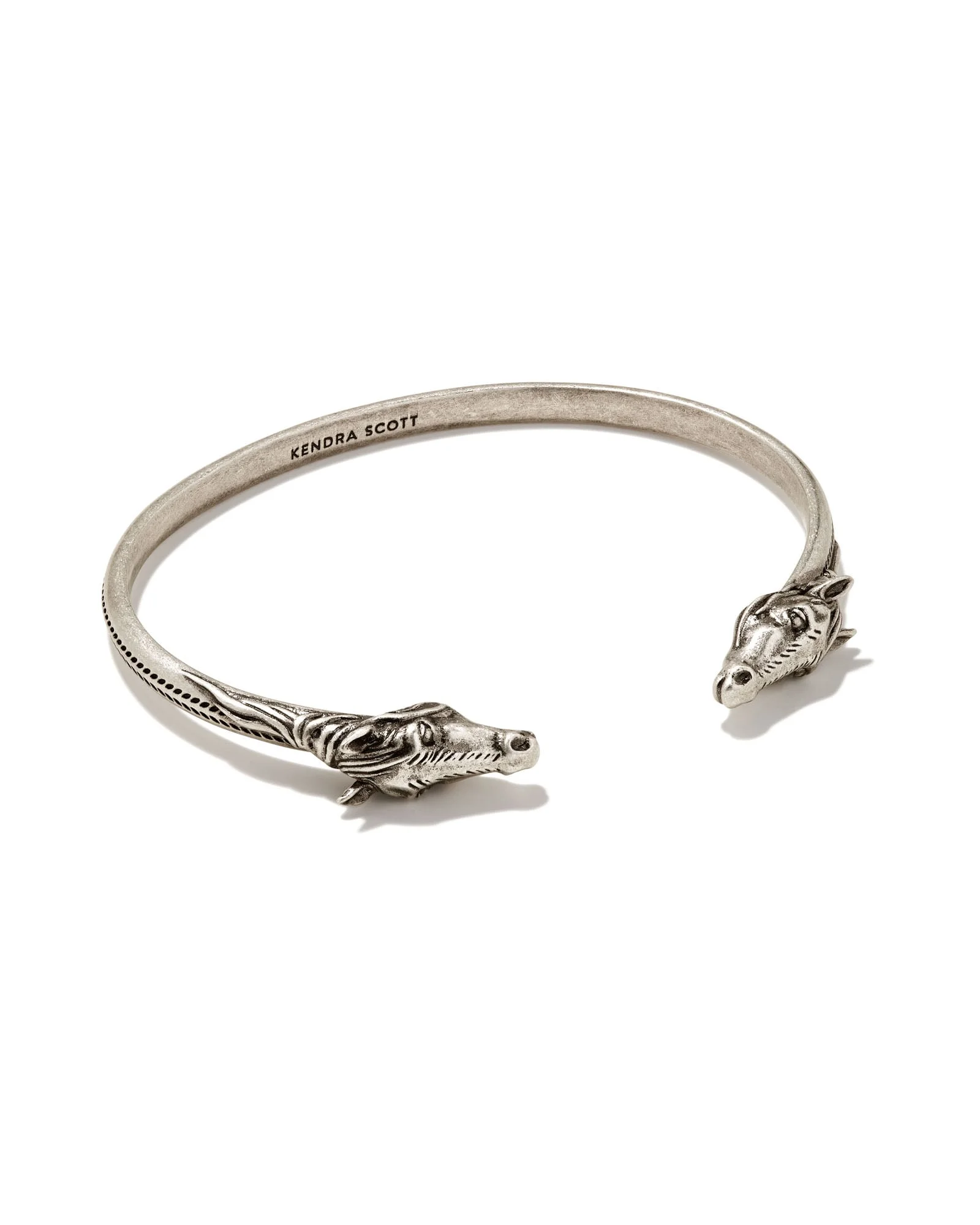 Beau Cuff Bracelet in Vintage Silver - 1