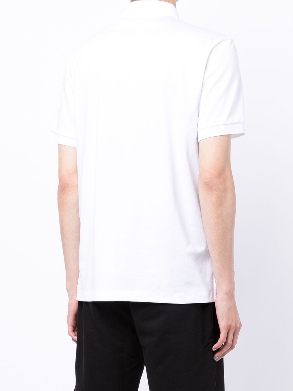 logo-print polo shirt - 4