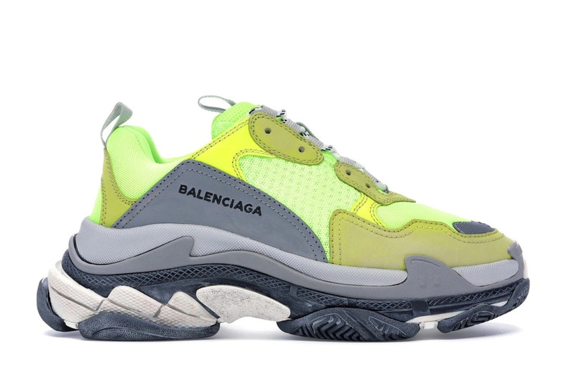 Balenciaga Triple S Neon Yellow (2018 Reissue) - 1