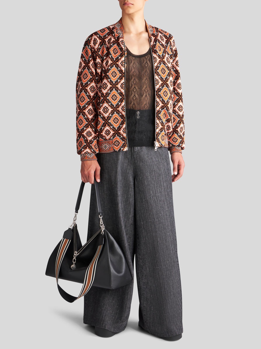 JACQUARD BOMBER JACKET - 3