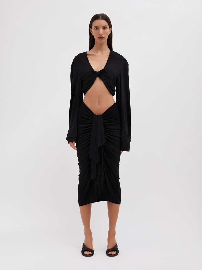 CHRISTOPHER ESBER Vivenda Drape Long Sleeve Top outlook