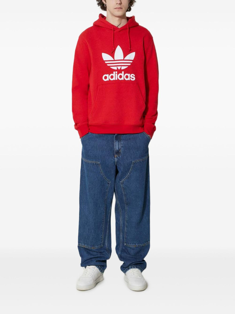 adidas logo-print hoodie outlook