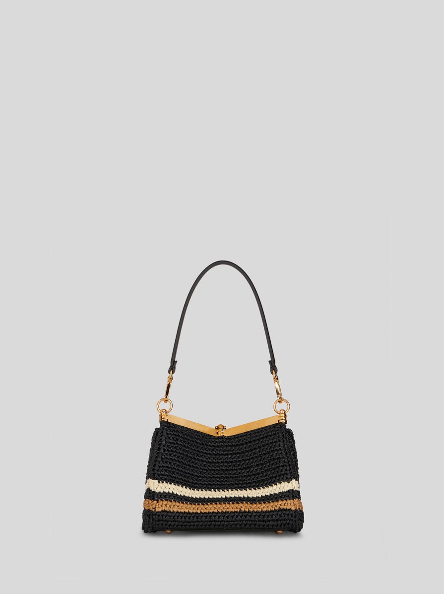 MINI RAFFIA CROSSBODY BAG WITH EMBROIDERY - 3