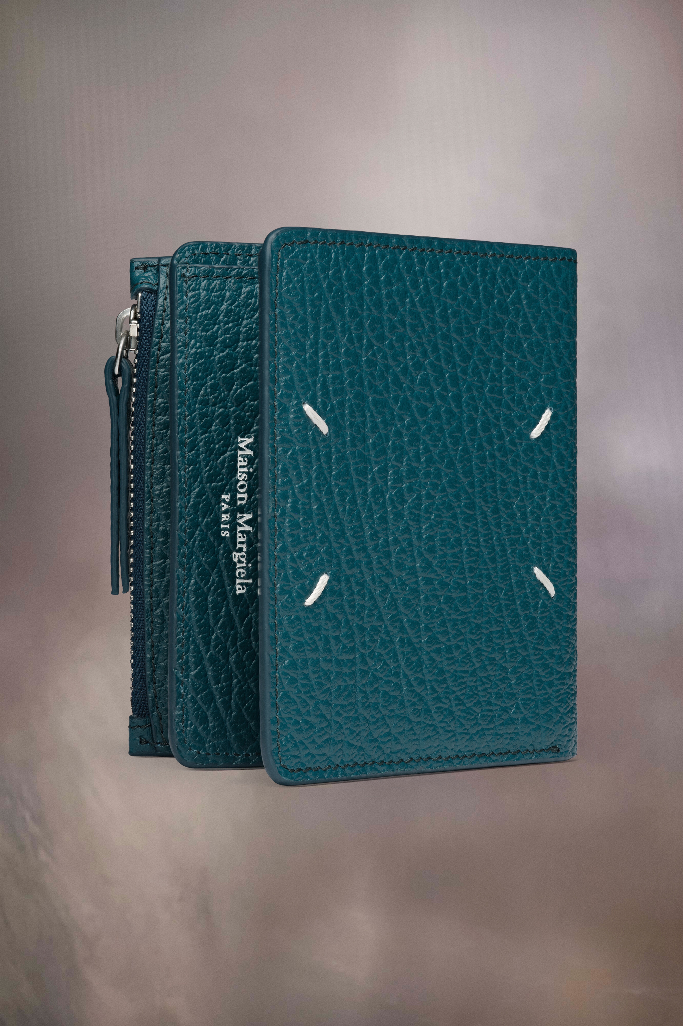 Leather flap wallet - 4