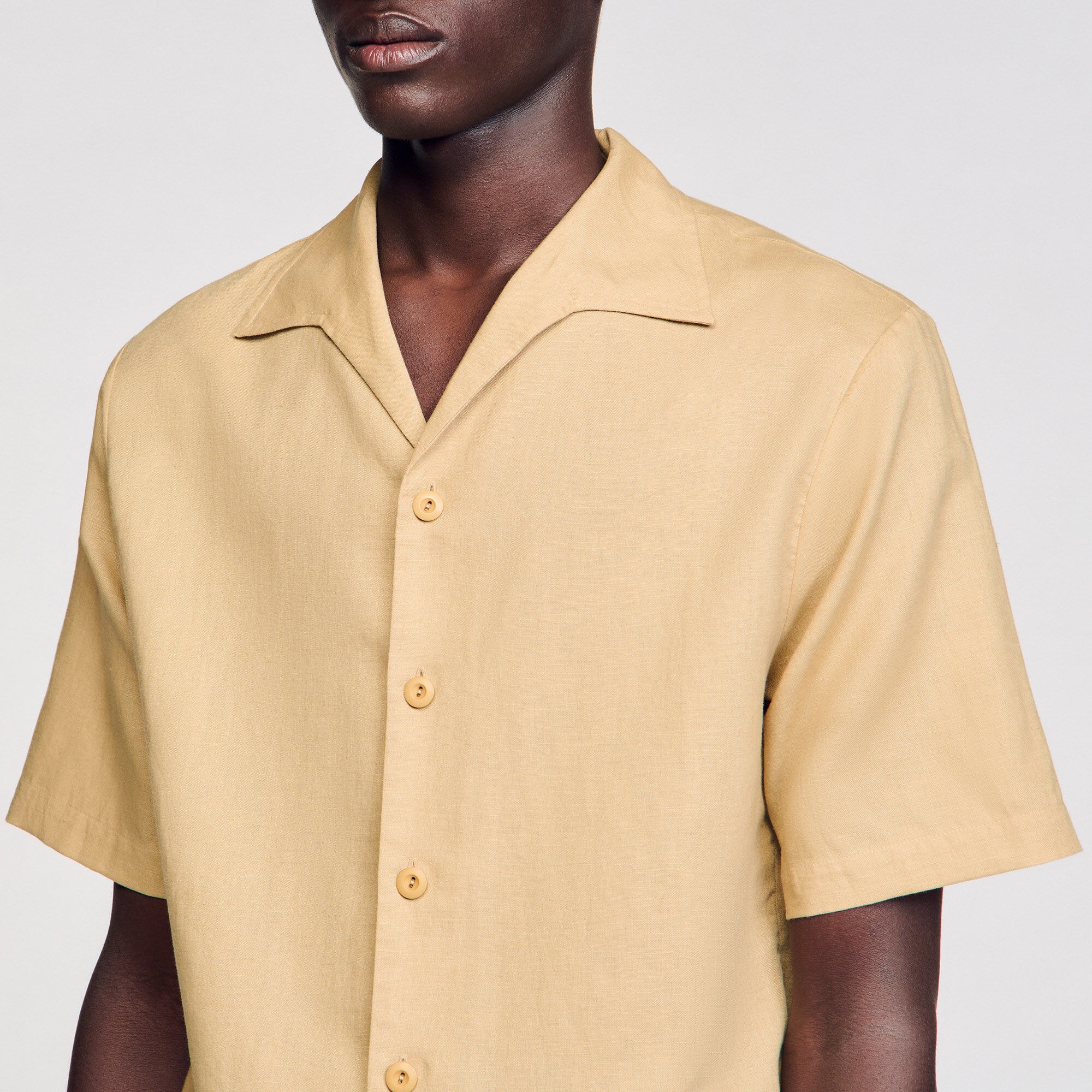 COTTON AND LINEN SHIRT - 3