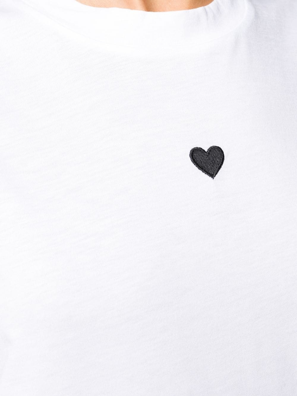 heart print short-sleeve T-shirt - 5