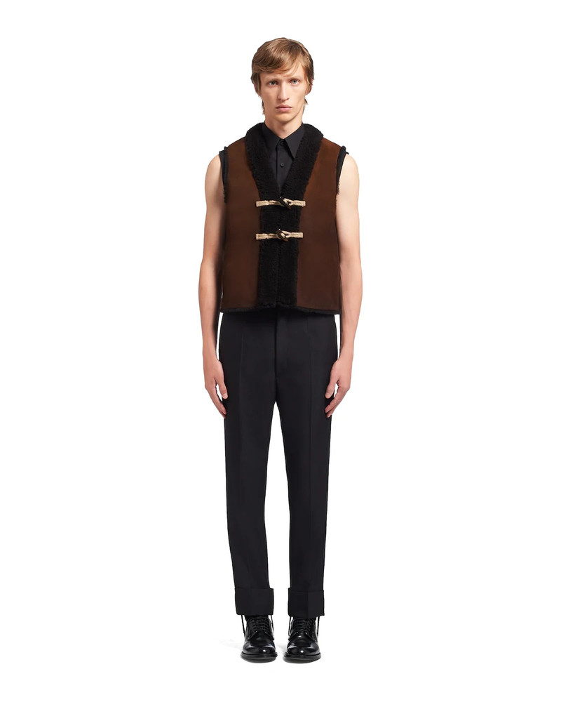Prada Sheepskin vest outlook