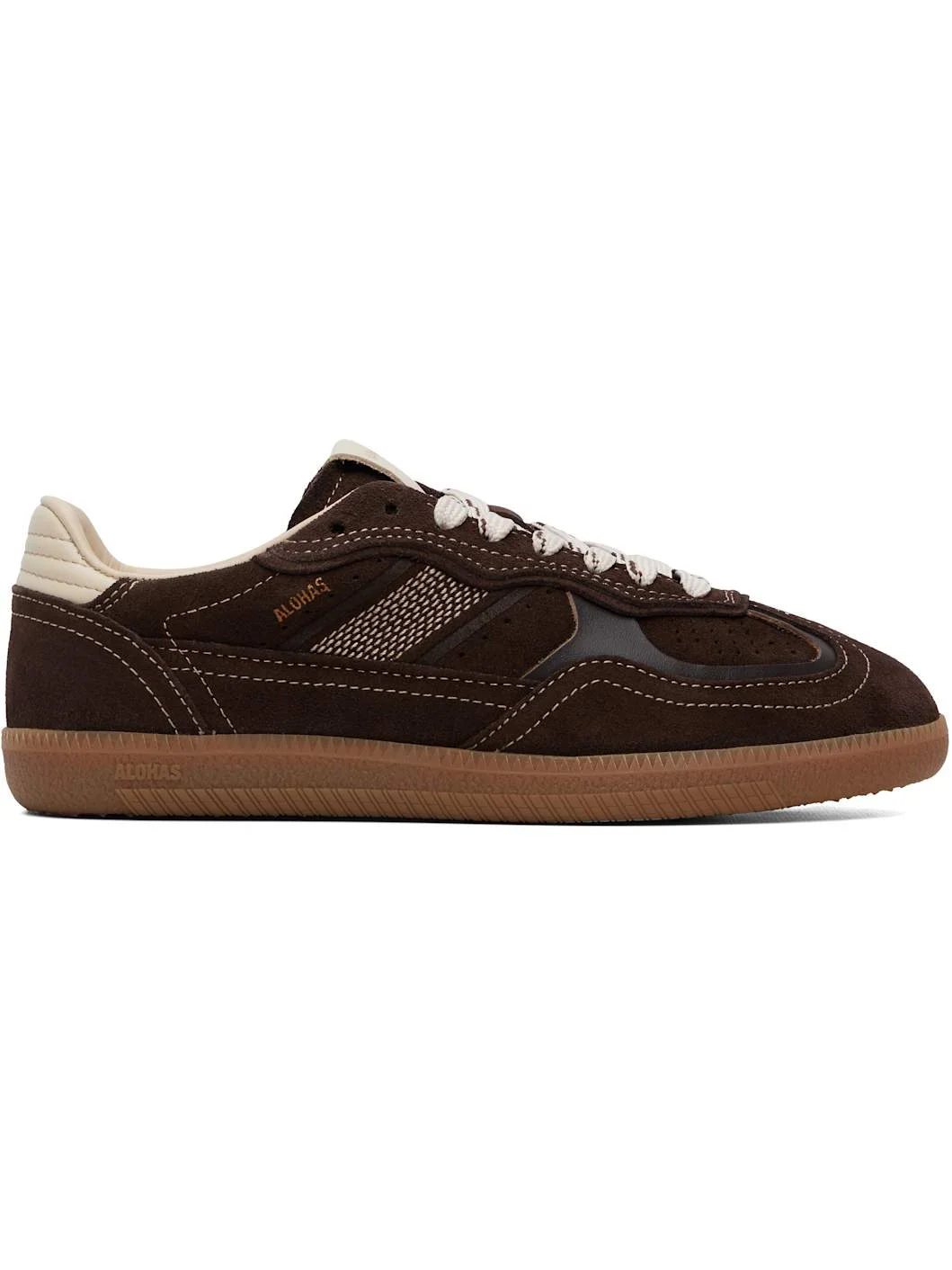 Brown Tb.490 Rife Suede Leather Sneakers - 1