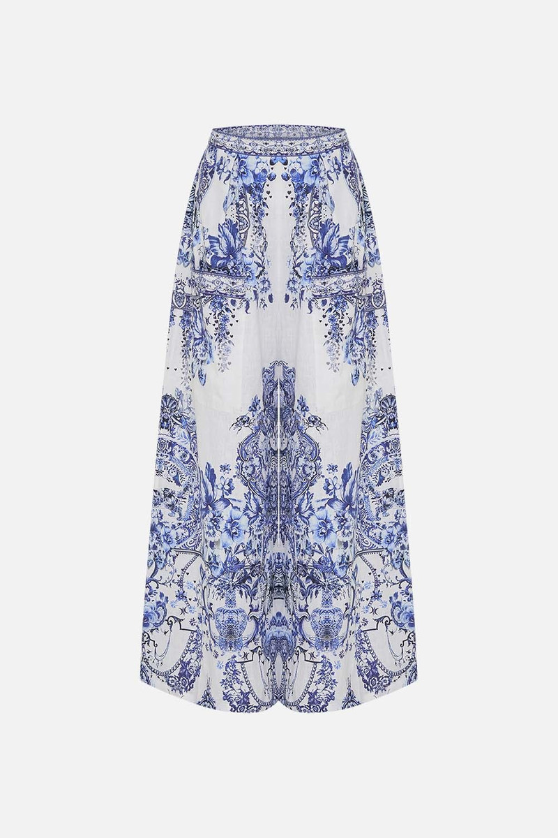 WIDE LEG TROUSER WITH FRONT POCKETS 1