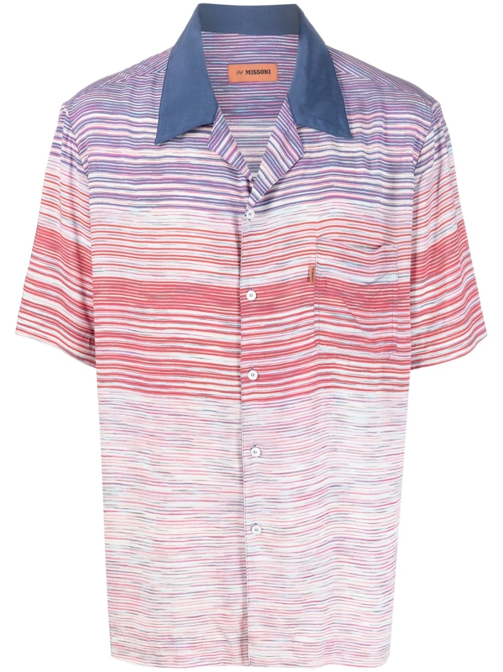 stripe-pattern shirt - 1